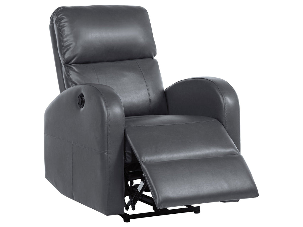 Grant Upholstered Power Recliner Chair Grey