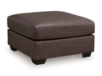 WillowBend Umber Sectional and Ottoman
