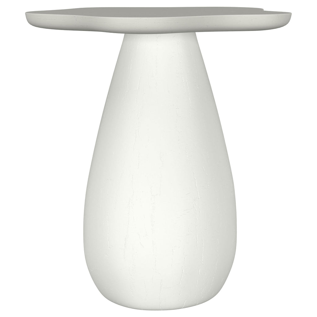 Perth 17-inch Side Table with Cloud-Shaped Top Off White