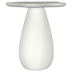 Perth 17-inch Side Table with Cloud-Shaped Top Off White