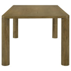 Castlewood 71-inch Rectangular Wood Dining Table Brown Oak