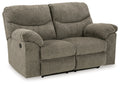 Lumira — 2820186 — Reclining Loveseat / Putty — original white product photo
