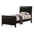 Carlton Wood Full Panel Bed Cappuccino