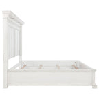 McKinney Eastern King LED Light Panel Bed Vintage White