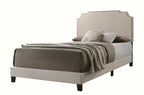 Tamarac Upholstered Full Panel Bed Beige