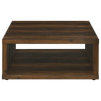 Frisco Square Engineered Wood Coffee Table Dark Pine