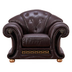 ESF Furniture - Apolo 3 Piece Living Room Set in Brown - APOLO3BROWN