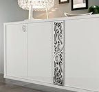 ESF Furniture - Roma Dining Table 8 Piece Dining Room Set - ROMATABLEWHITE-8SET
