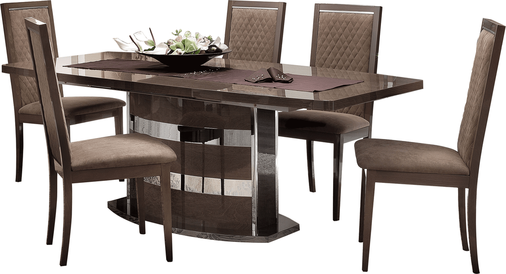 ESF Furniture - Platinum Slim Dining Table 3 Piece Dining Room Set - PLATINUMTABLE-3SET