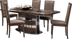 ESF Furniture - Platinum Slim Dining Table 3 Piece Dining Room Set - PLATINUMTABLE-3SET