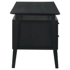 Goodson 64-inch 4-Drawer Double Pedestal Computer Desk Black