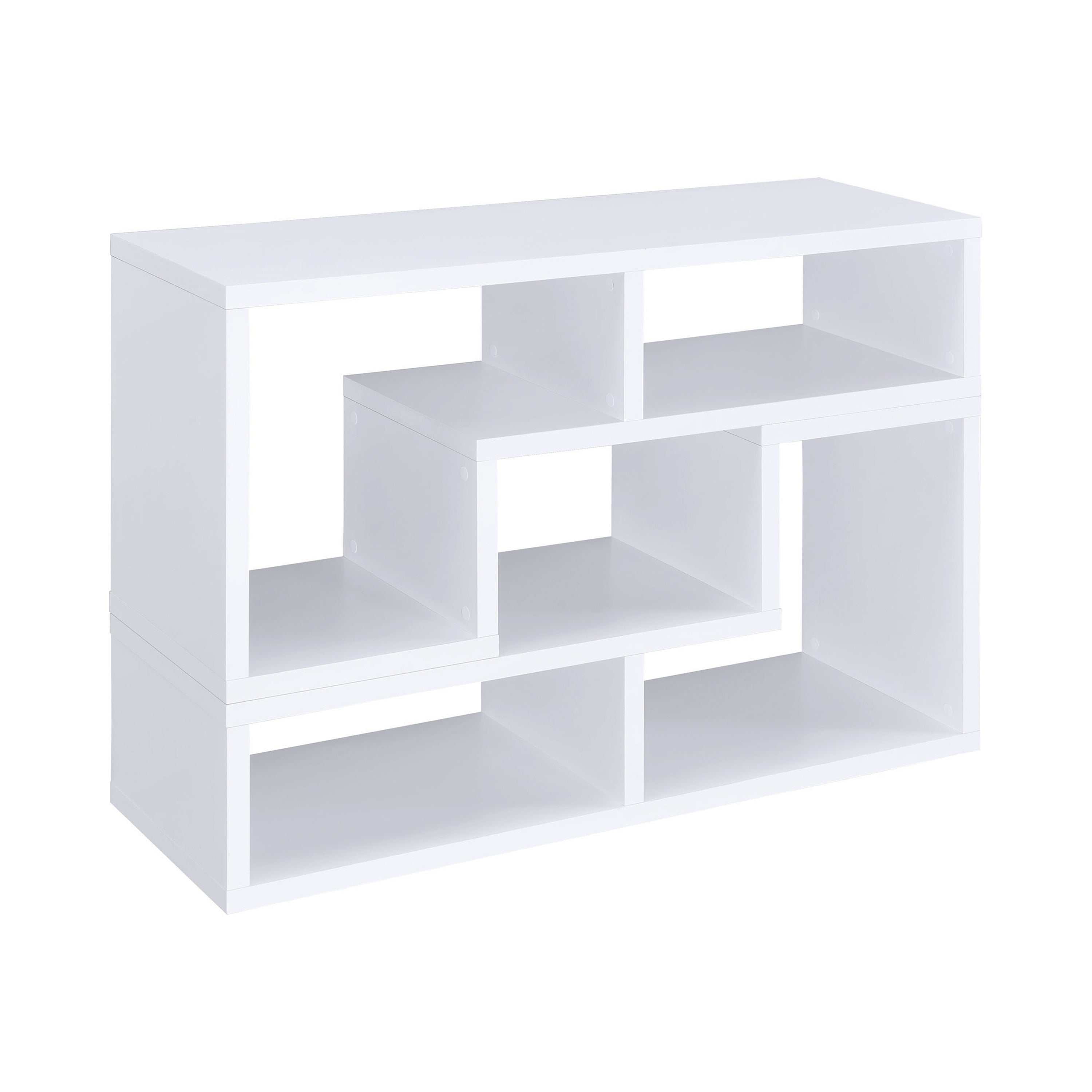 Velma Multipurpose TV Stand and Bookshelf White