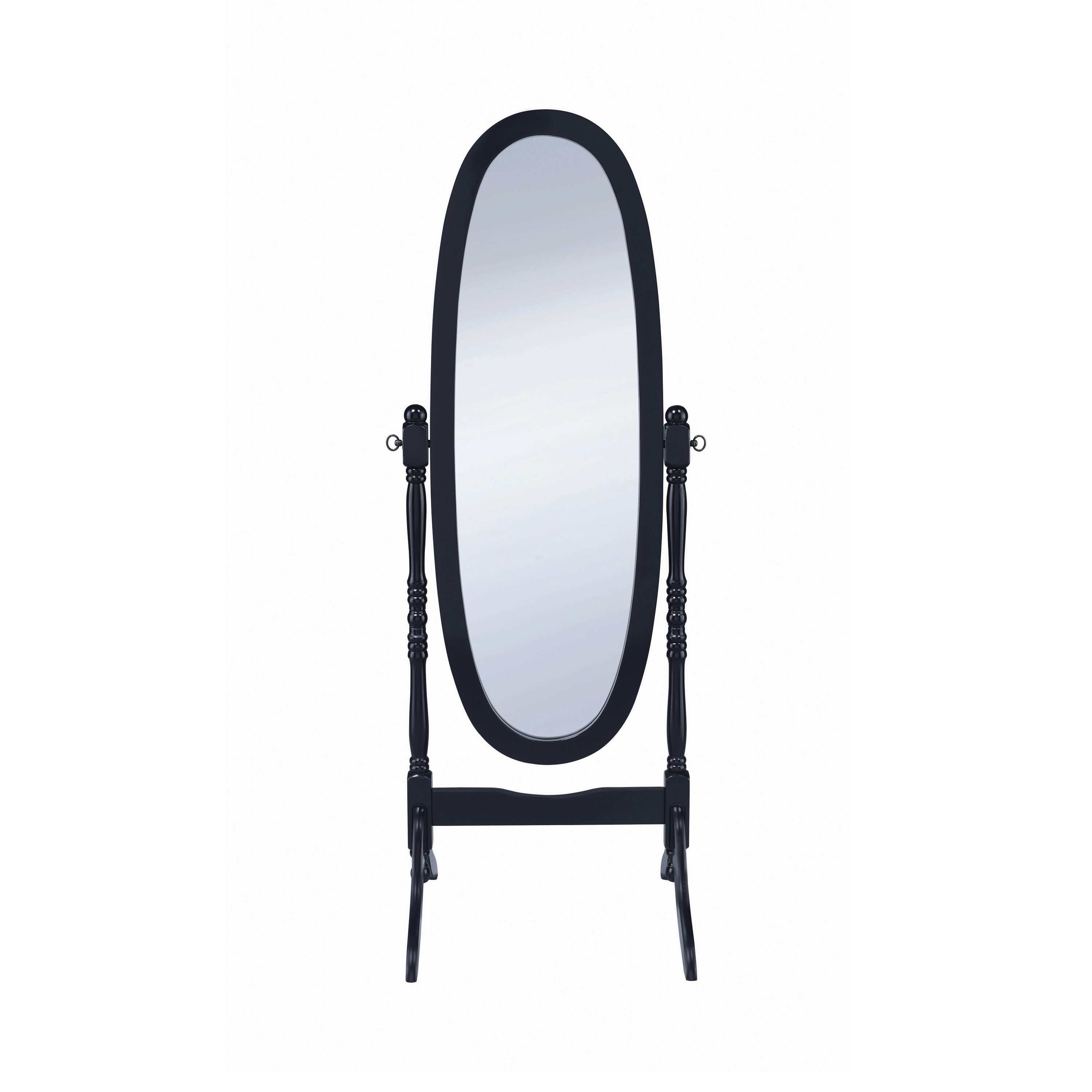 Foyet Wood Adjustable Full Length Cheval Mirror Merlot