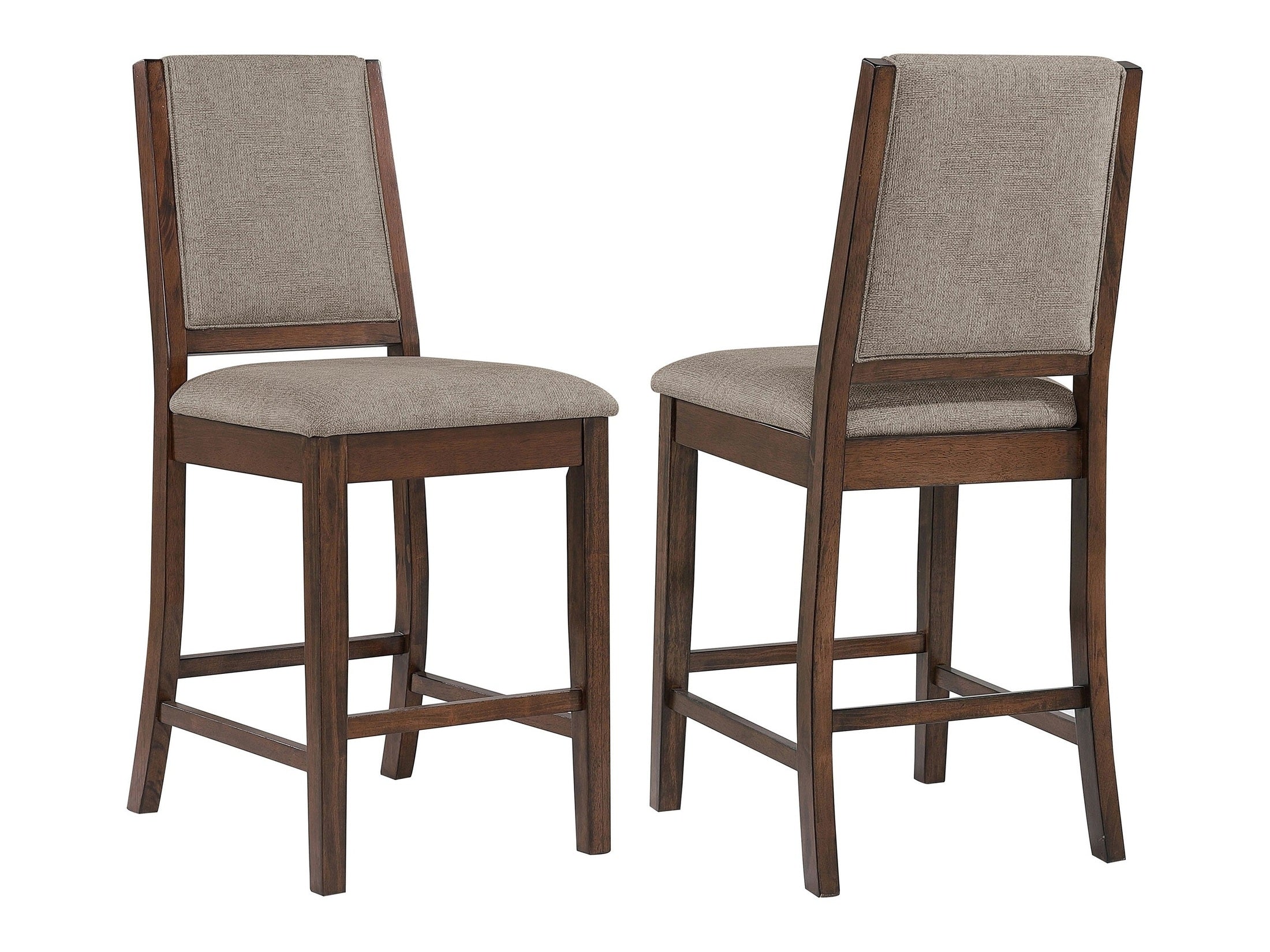 Patterson Upholstered Counter Chair Mango Oak (Set of 2)
