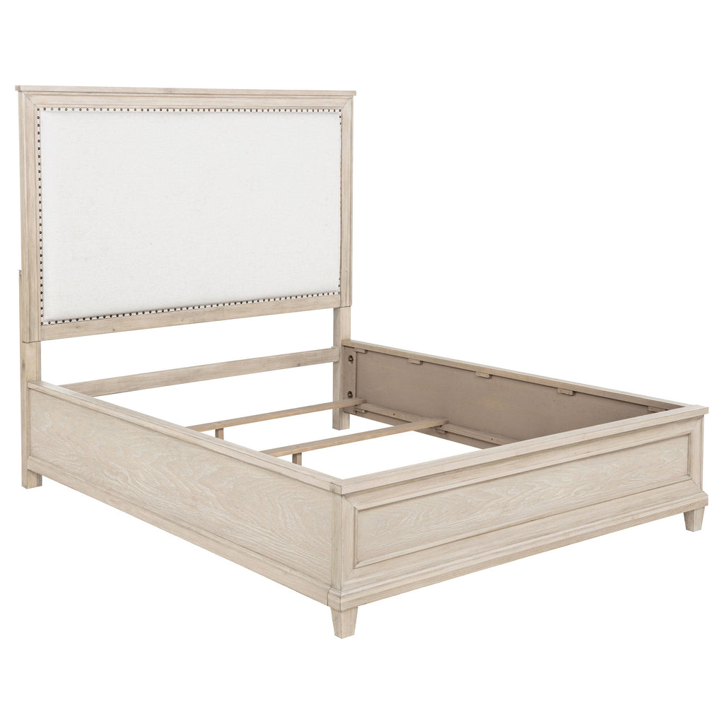 Pembroke 66-inch Eastern King Panel Bed Washed Oak