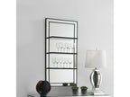 Oriel 24 x 47 Inch Rectangular 3-Shelf Wall Mirror Silver