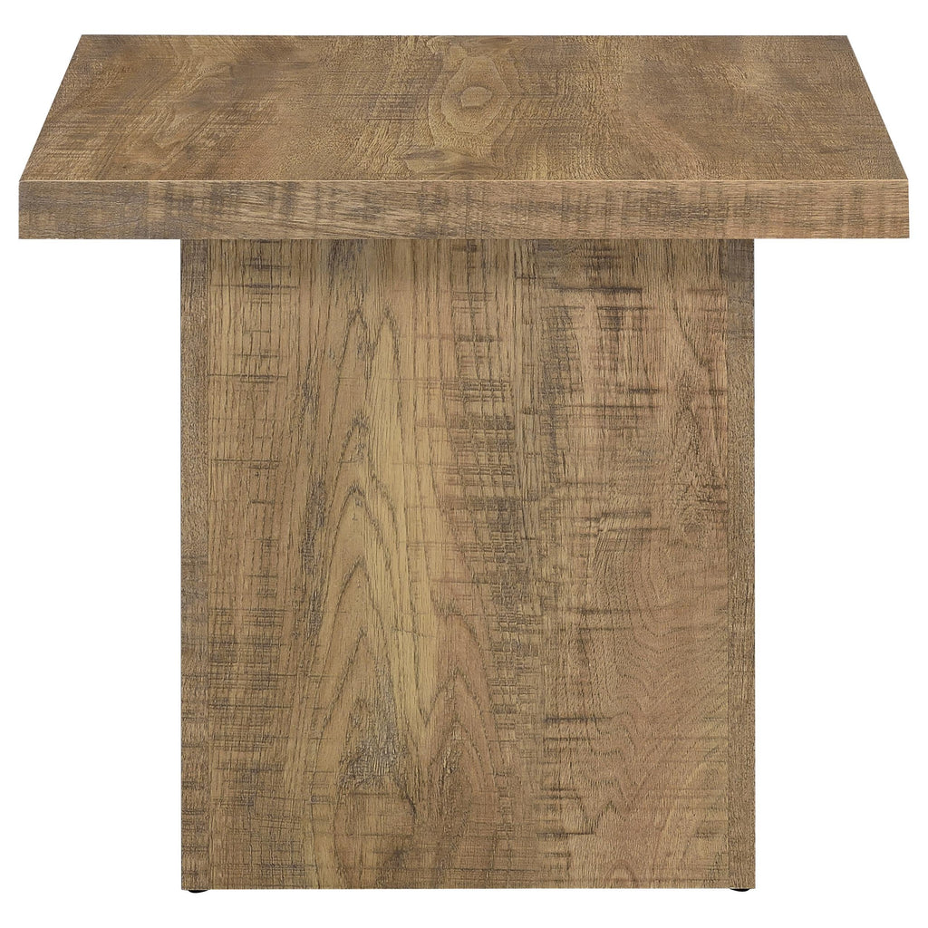 Devar Square Engineered Wood Coffee Table Mango Brown