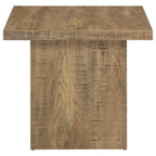 Devar Square Engineered Wood Coffee Table Mango Brown