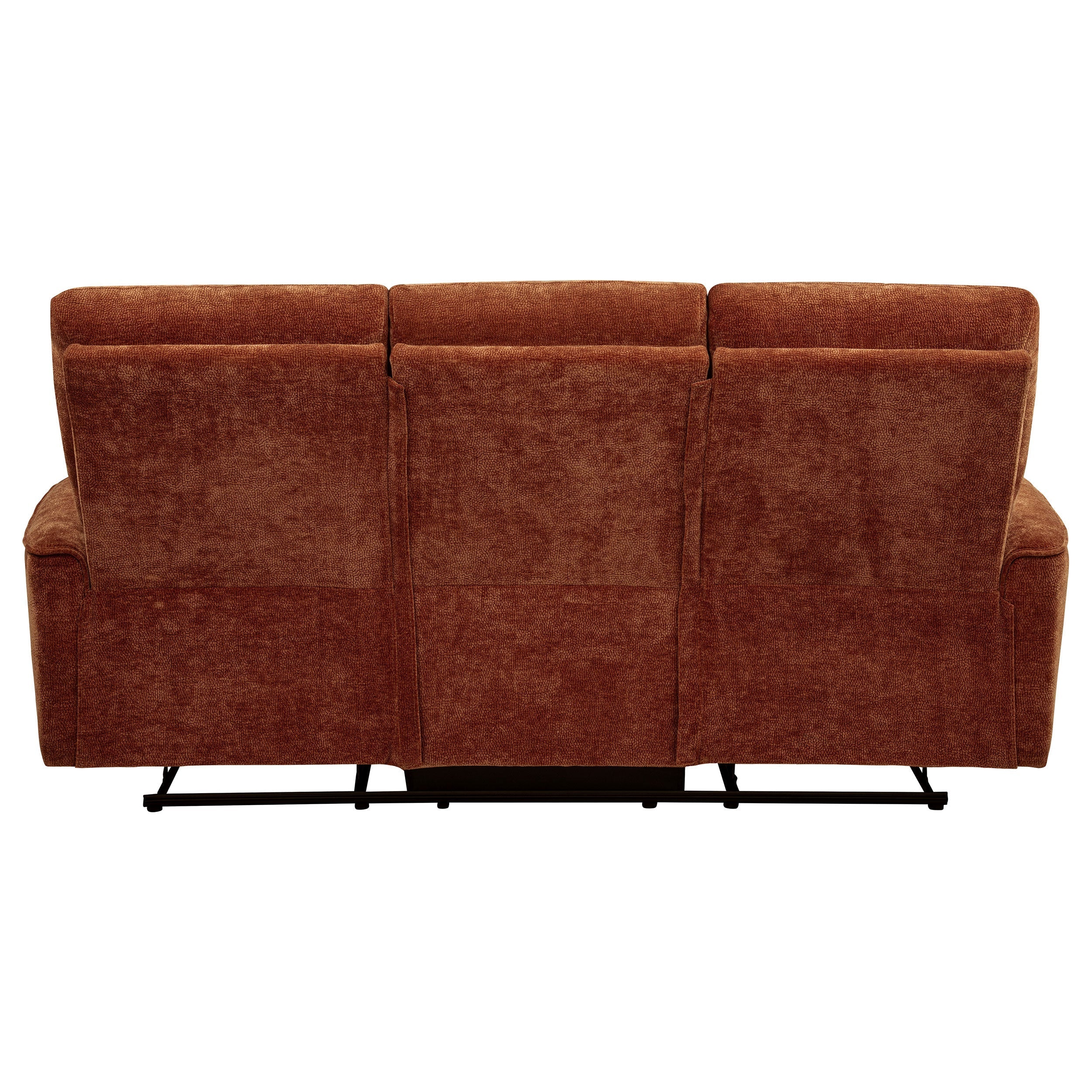Navarro 2-piece Upholstered Reclining Sofa Set Orange