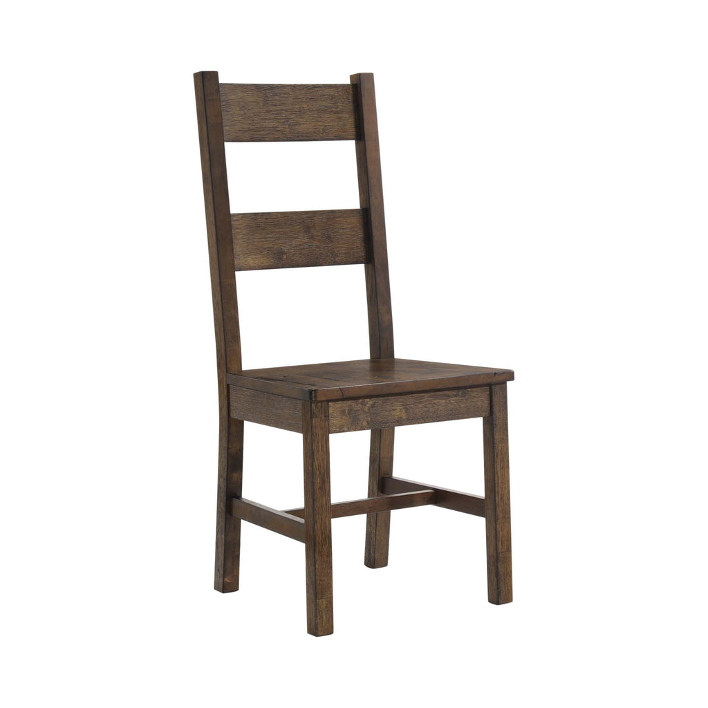 Coleman Dining Side Chair Rustic Golden Brown (Set of 2)