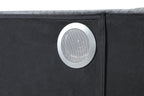 Galaxy Home Lizelle Queen Bed in with Ambient Lighting in Black