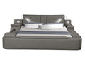 Galaxy Home Zoya King Bed in Grey