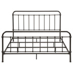 Livingston Metal Eastern King Open Frame Bed Dark Bronze