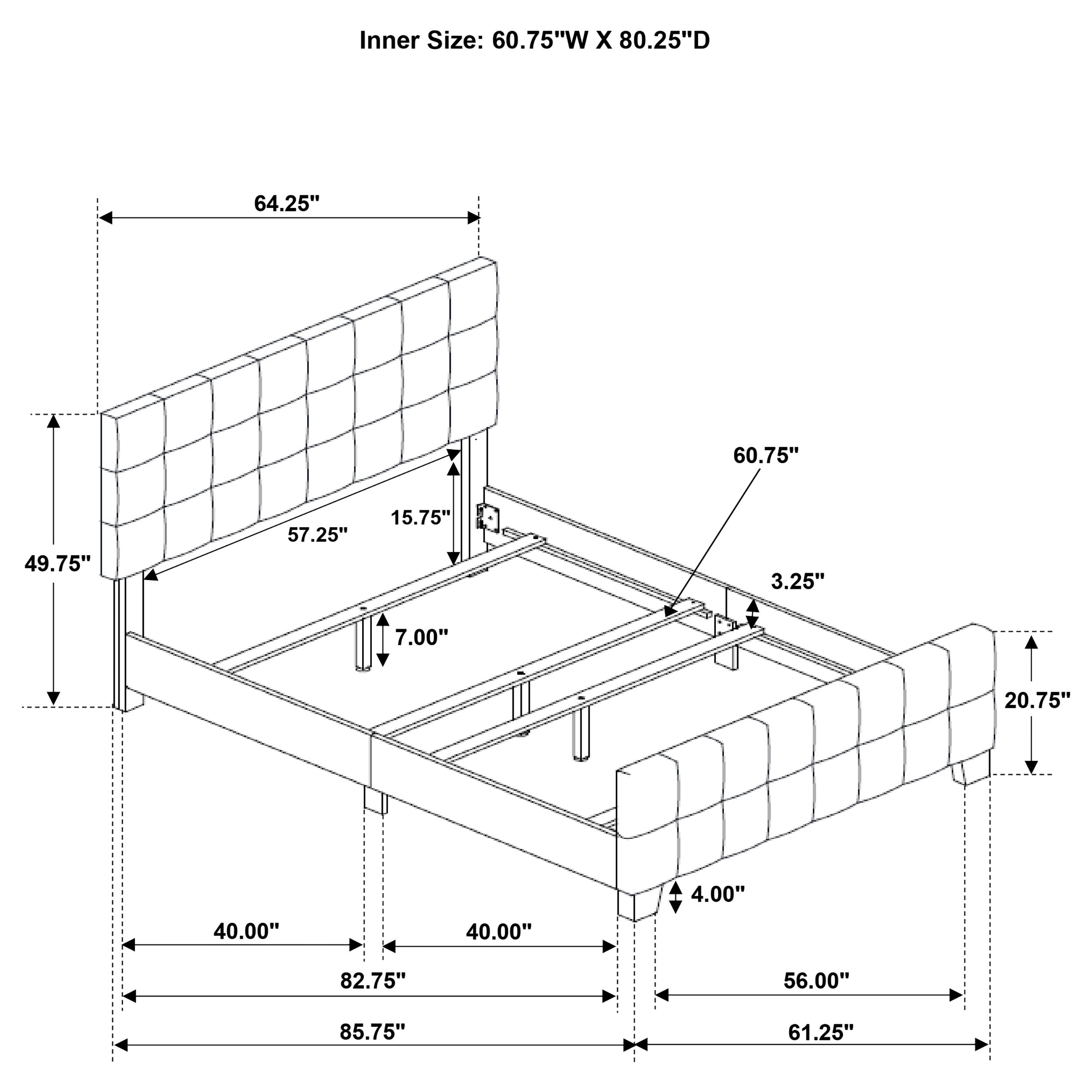 Fairfield Panel Bed