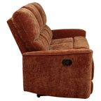 Navarro 2-piece Upholstered Reclining Sofa Set Orange