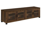 Sachin 4-door Engineered Wood 79-inch TV Stand Distressed Pine