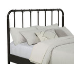 Rocco All Wood Water Pipe Open Frame Queen Bed Dark Bronze