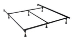3170BSG adjustable Queen, King and California King steel bed frame on white