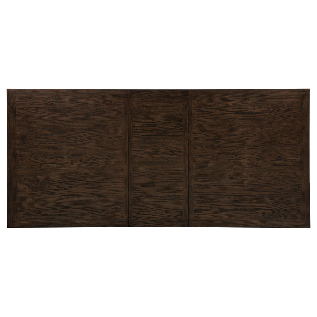 Ridgewell Rectangular Trestle Dining Table Dark Oak