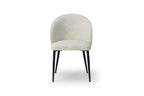 ESF Furniture - 109 - 7 Piece Dining Table Set in White Ceramic - 109TABLEWHITE-7SET