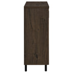 Brixton 2-door Entryway Shoe Storage Cabinets Smoked Oak