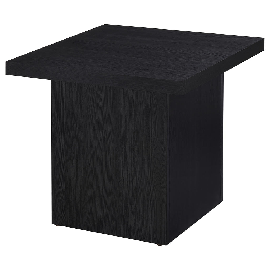 Max Rectangular Engineered Laminate Coffee Table Black