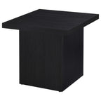 Max Rectangular Engineered Laminate Coffee Table Black