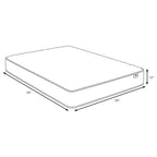 Hayes Full Firm Tight Top Hybrid Mattress White - 350170F