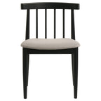Decker 7-piece 82-inch Rectangular Dining Set Wheat and Black