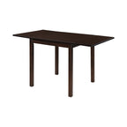 Kelso Rectangular 52-inch Extension Dining Table Cappuccino