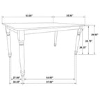 Hollyoak Rectangular 63-inch Wood Dining Table Walnut