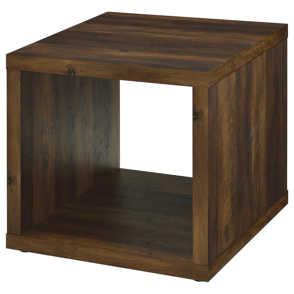 Frisco Square Engineered Wood Coffee Table Dark Pine