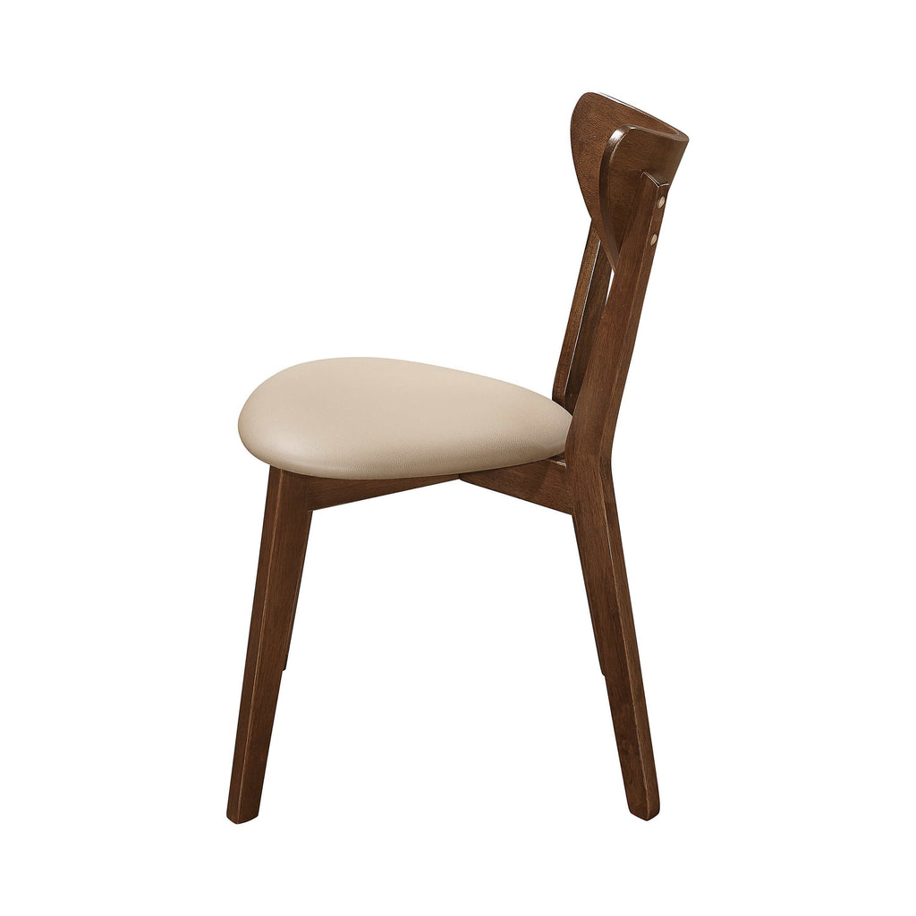 Kersey Wood Dining Side Chair Chestnut (Set of 2)