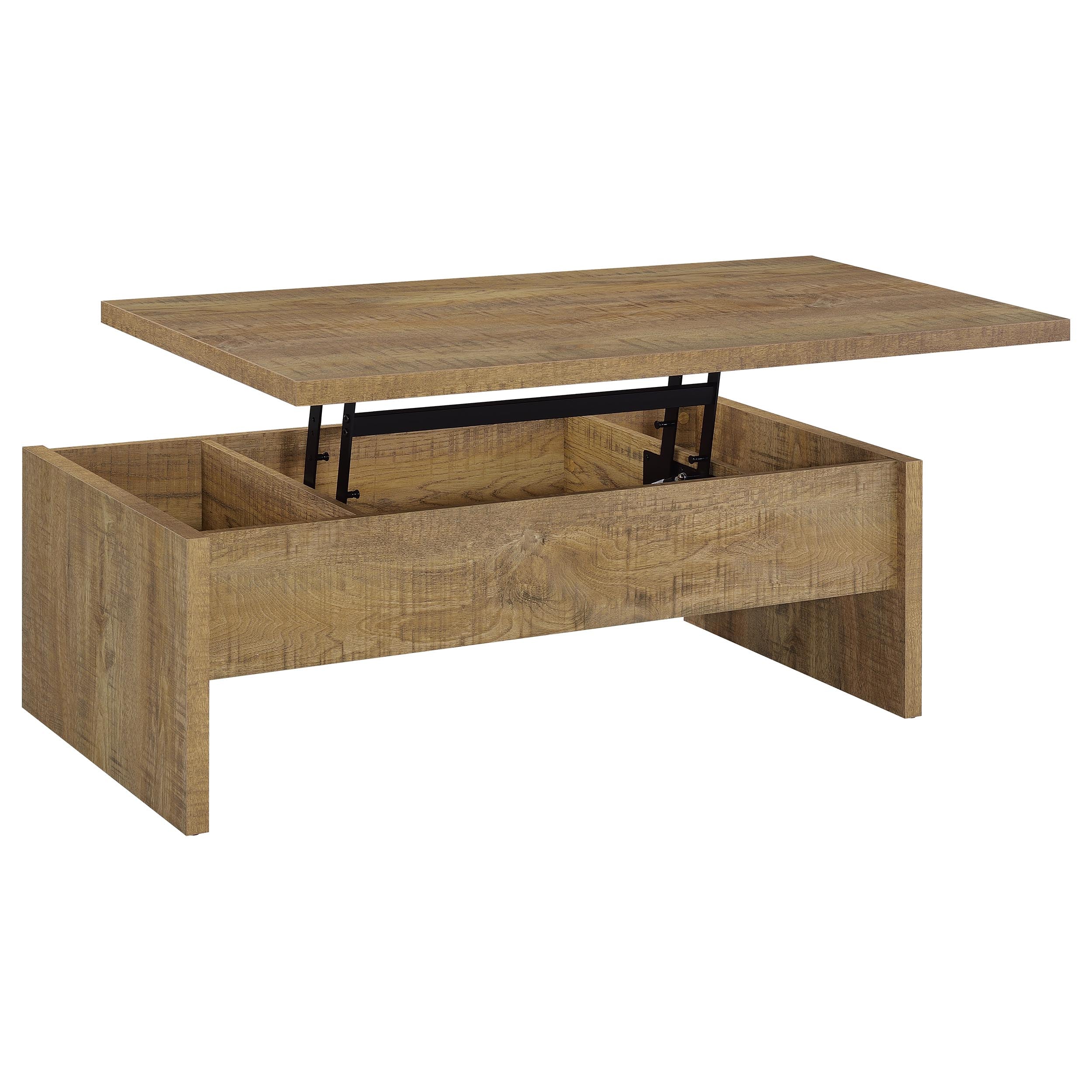 Canoga Engineered Wood Lift Top Coffee Table Light Oak