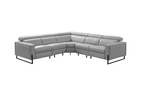 ESF Furniture - 2787 Sectional w/ recliners in Light Grey - 2787SECTIONAL