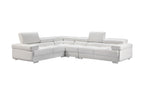 ESF Furniture - 2119 Sectional in White - 2119SECTIONALWHIITE