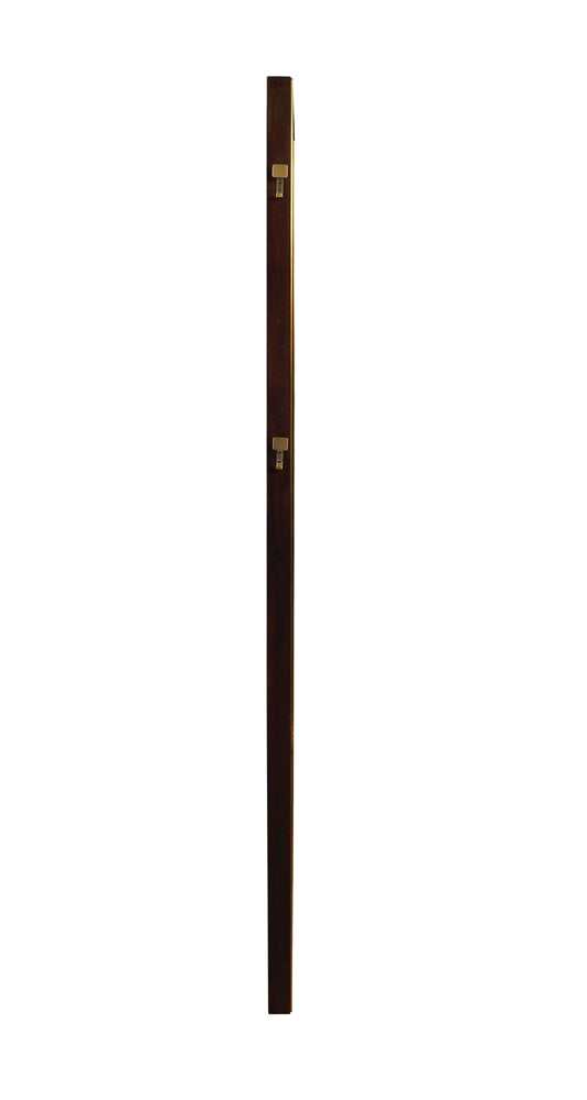Durango 80-inch Standing Floor Mirror Smoked Peppercorn