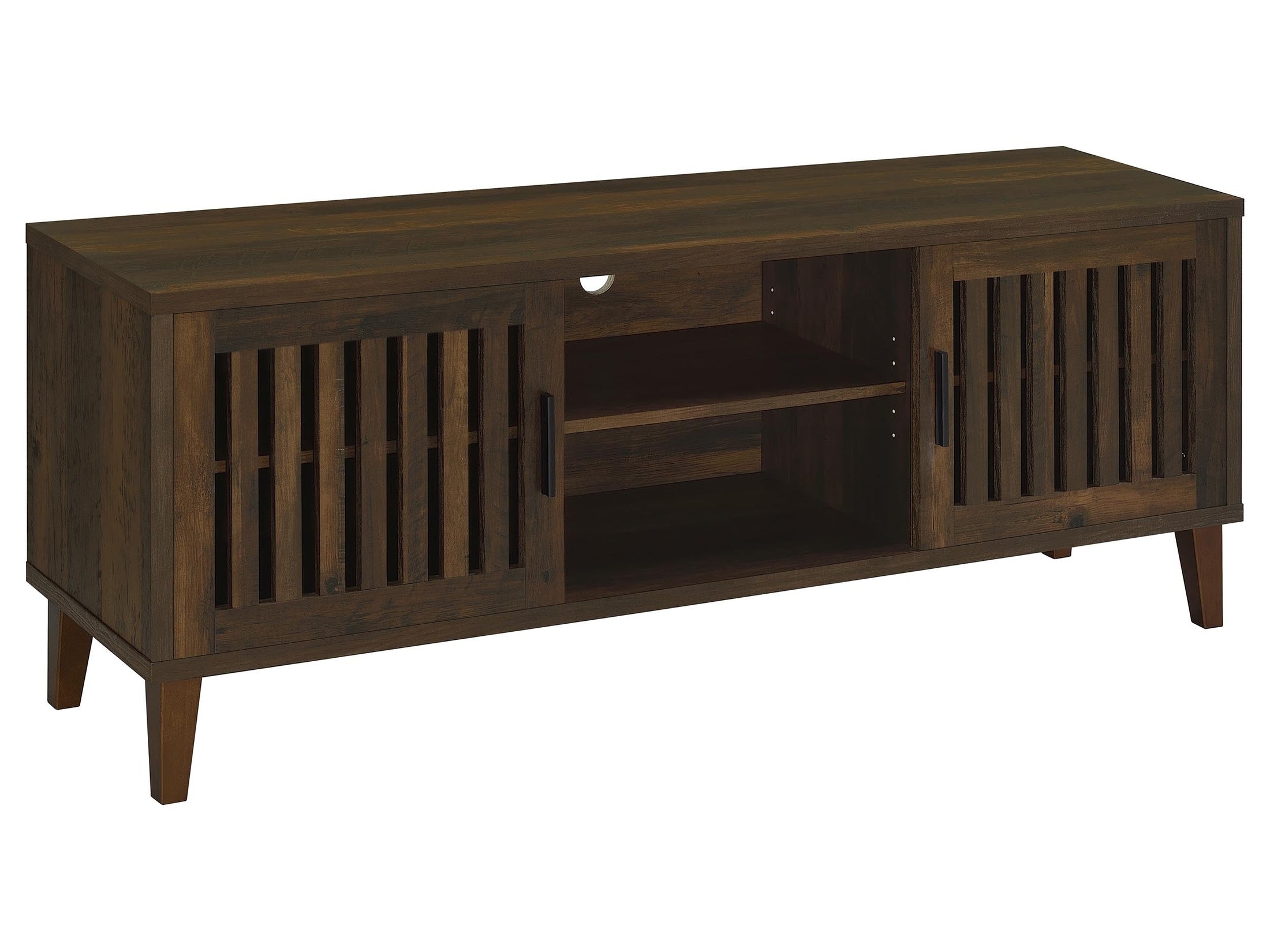 Sedona 2-door Engineered Wood 60-inch TV Stand Dark Pine