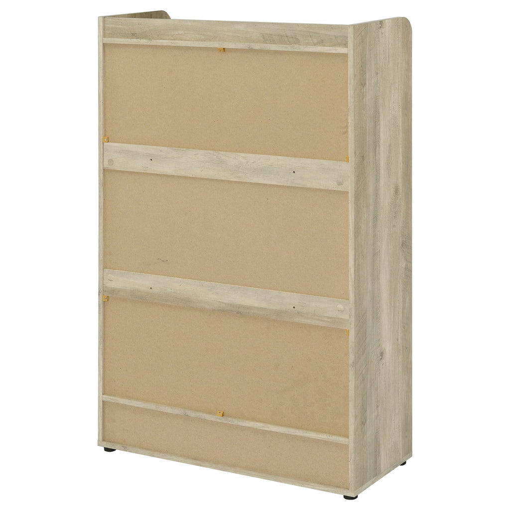 Denia 3-tier Engineered Wood Shoe Cabinet White