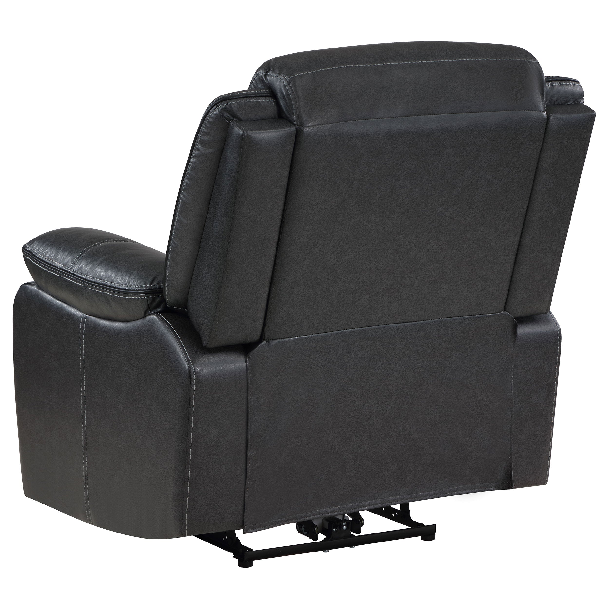 Sycamore Upholstered Power Recliner Chair Dark Brown